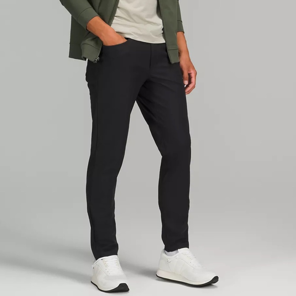 Lululemon men’s ABC Slim-Fit 5 Pocket Pant 32"L Warpstreme casual dress pant - Picture 1 of 12